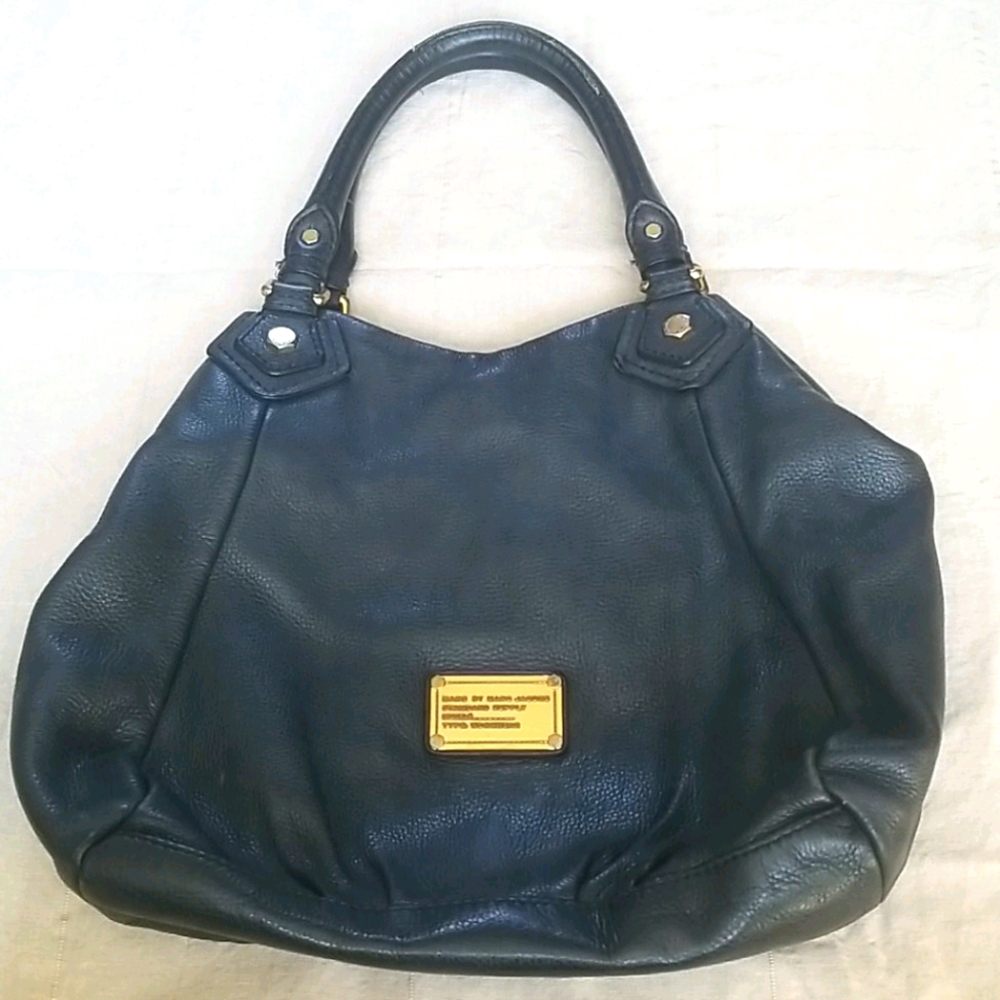 Marc By Marc Jacobs Blue Hobo Leather Purse